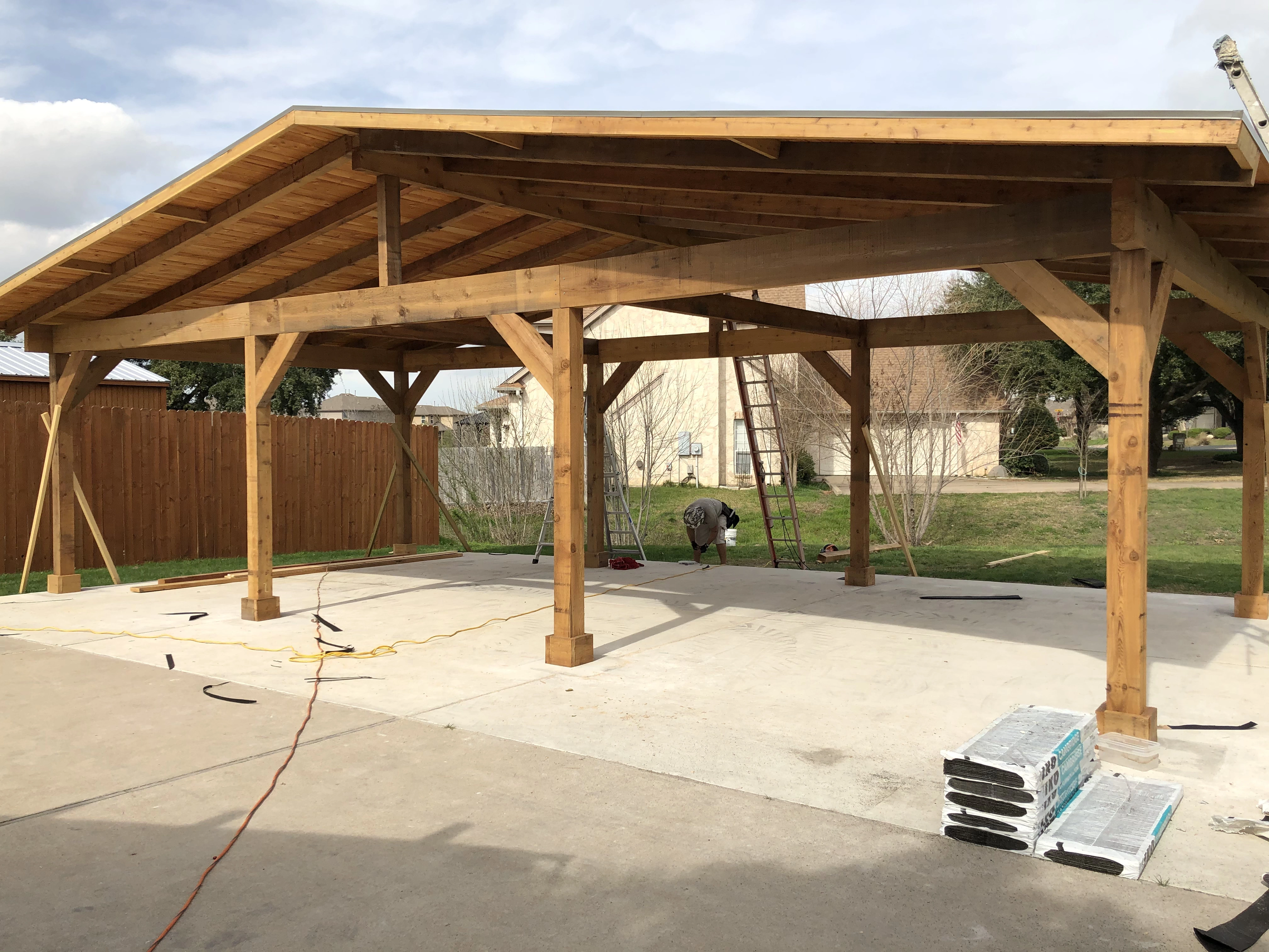 Thumbnail for Custom Driveway Overhead Roof